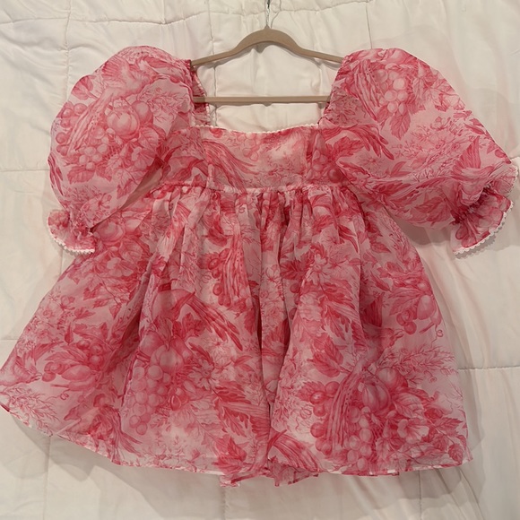 Selkie Pink Floral Long Sleeve Dress - Picture 3 of 8